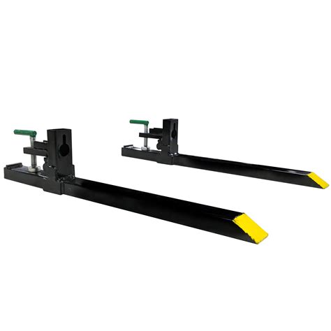 titan attachments light-duty clamp-on pallet forks loader or skid steer|clamp on pallet forks.